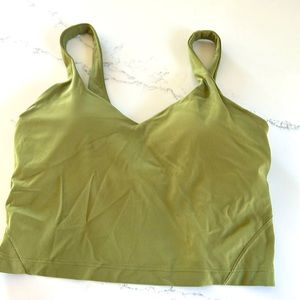 Lululemon align top green size 8 worn twice